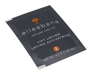 Elleebana Lash Lift refill packet sachets. Individual sachets with no waste or oxidizing product.5 Pack Includes: 5 Lift & 5 Neutralizer Sachets  10 Pack Includes: 10 Lift & 10 Neutralizer Sachets